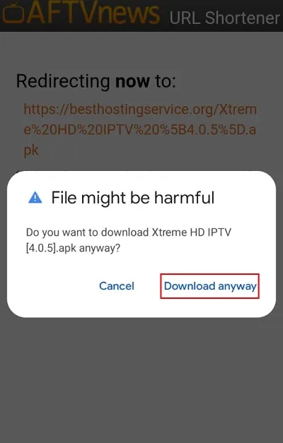 download anyway